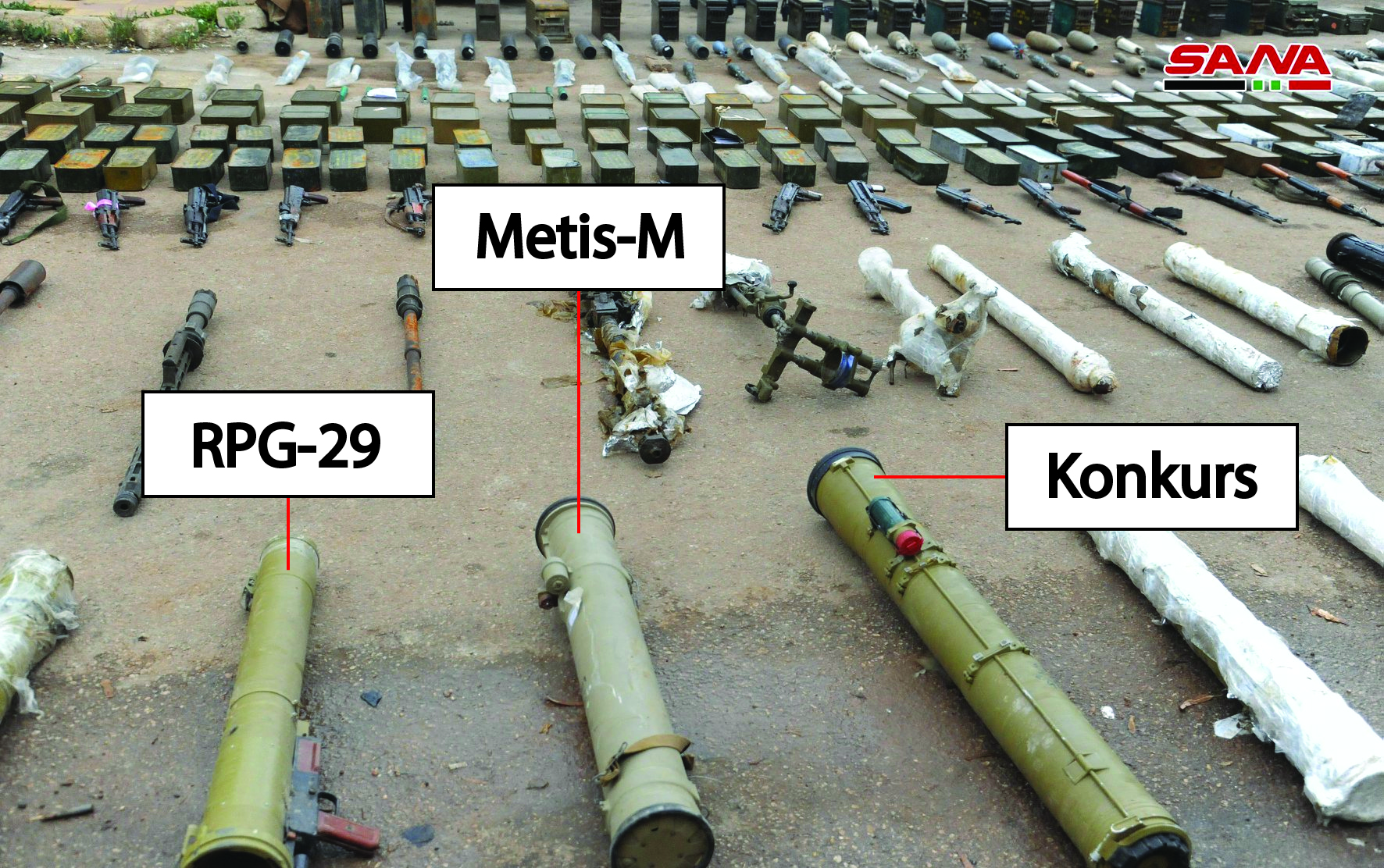 Syrian Army Uncovers Guided Missiles And Other Weapons In Western Daraa (Video, Photos)