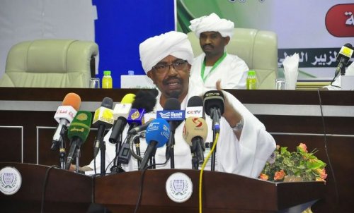 Sudanese President Omer al-Bashir speaks, during a meeting of the NCP Shura Council in Khartoum on October 21, 2016 (ST Photo)