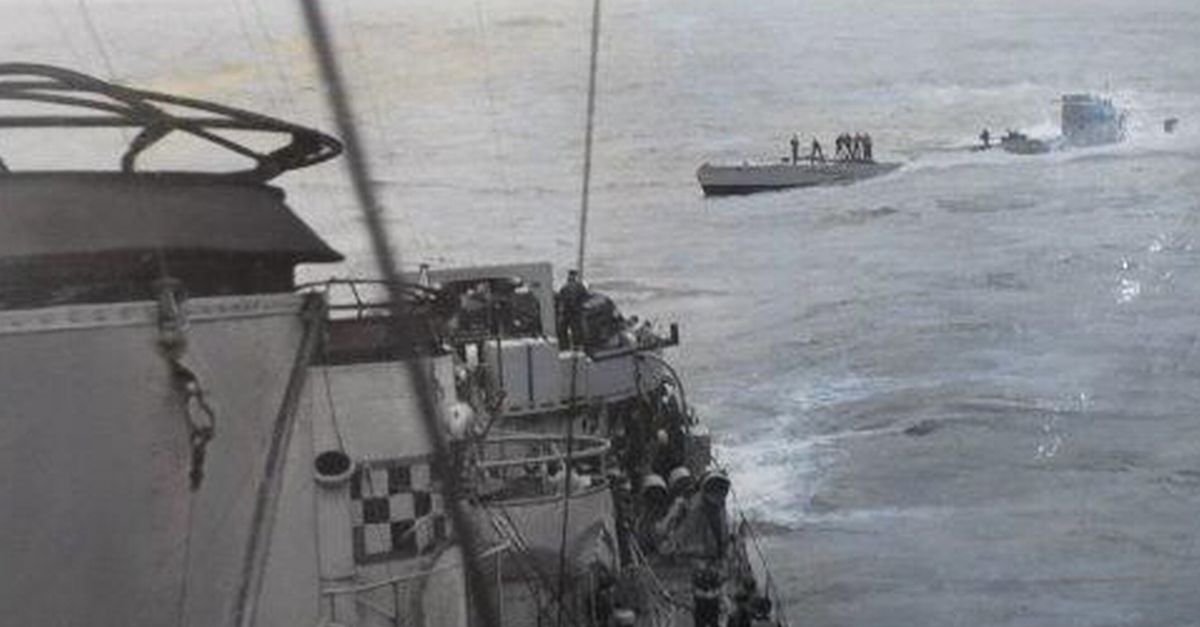 Photo published for Amazing moment Navy officer captured Enigma code that help UK win WW2 revealed