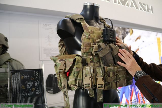 One of the subdivision of Kalashnikov Group has presented a new modular tactical body armour gear during the International Military Technical Forum, Army-2016, in September last year. The main advantage of this new body armour is the use of a modular concept offering a full range of configurations for soldier in the battlefield. 