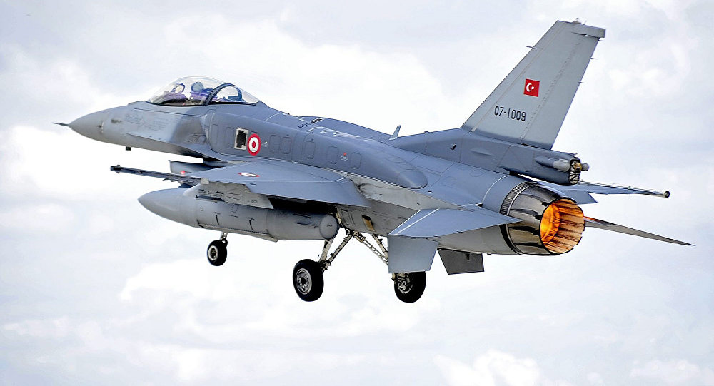  مقاتلة تركية من طراز اف-16