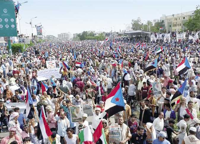 مظاهرات حاشدة بجنوب اليمن - صورة أرشيفية