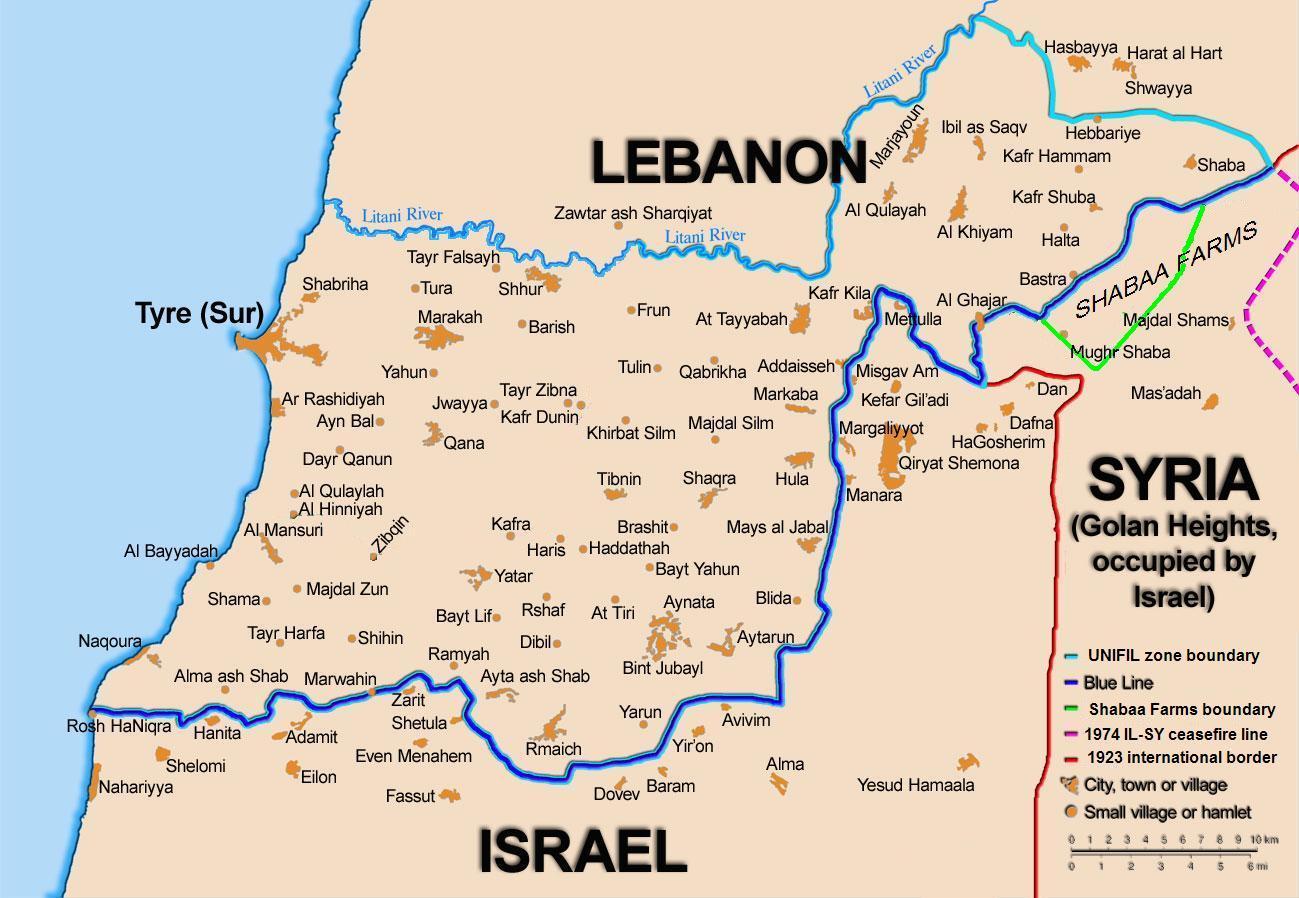 Israeli occupation of Southern Lebanon - Wikipedia