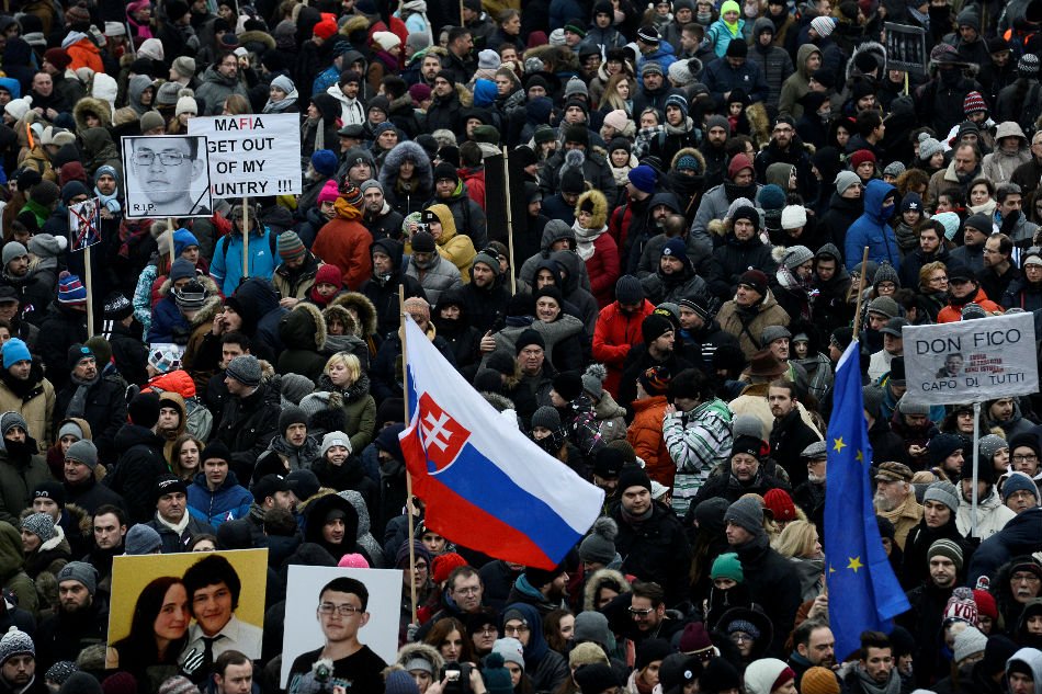 Thousands march for slain Slovak journalist who probed corruption ...