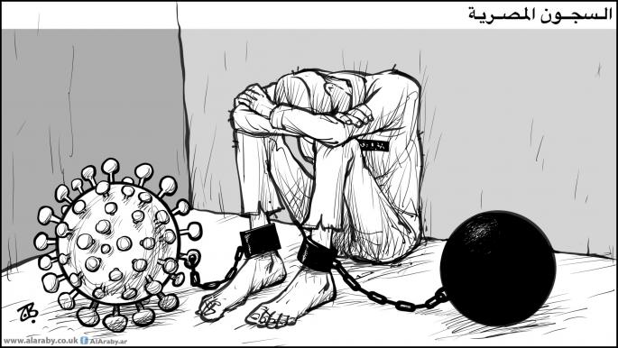 كاريكاتير السجون المصرية / حجاج