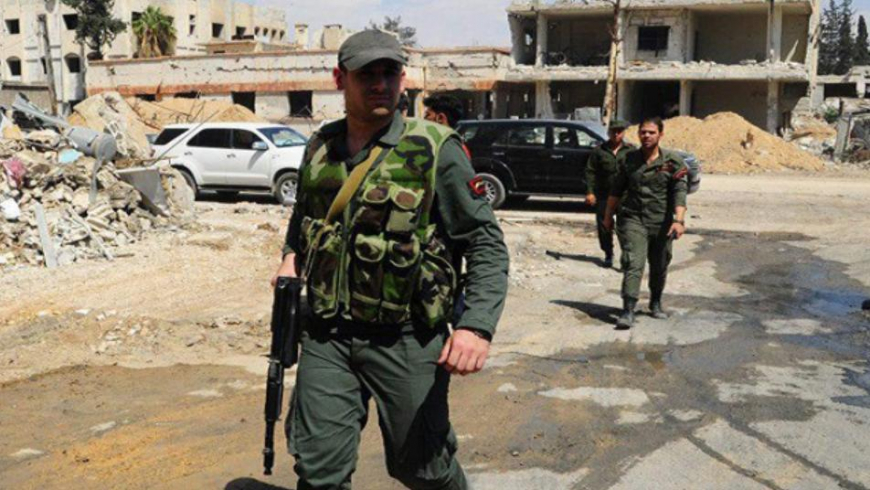 "الفرقة الرابعة" تعزز مواقعها في بلدة سحم الجولان غرب درعا 