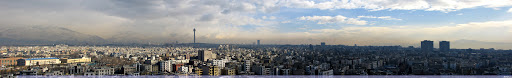 Tehran-panorama-in-winter-2