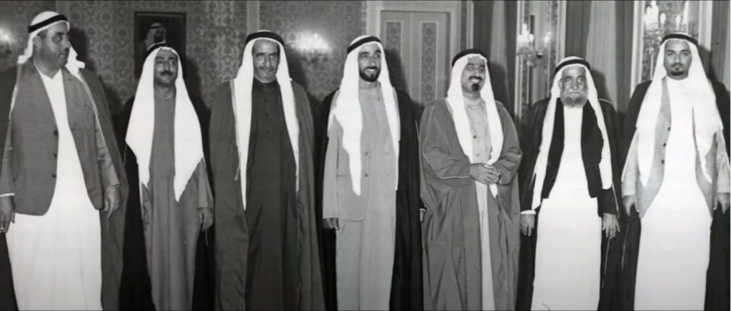 1-UAE-rulers- December-1971