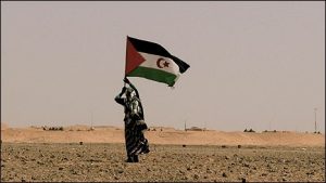 Saharawi-Rais-Flag-infron-of-the-Wall