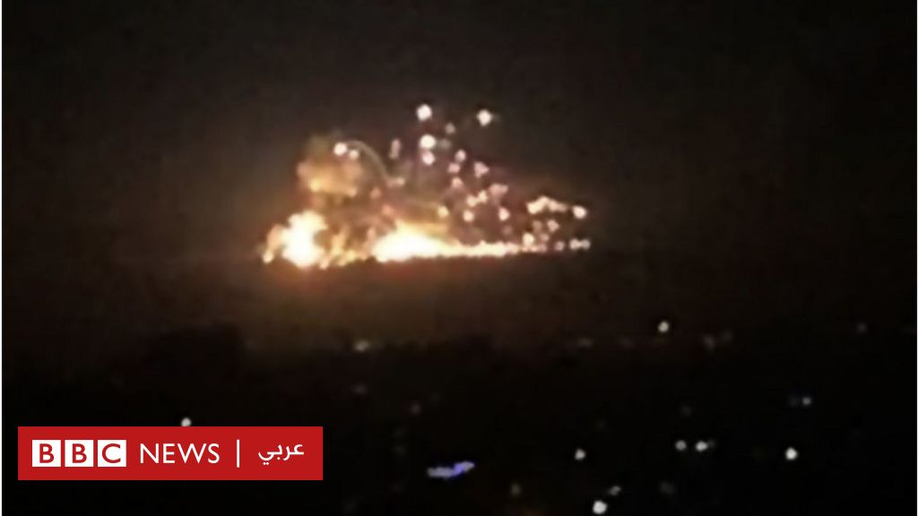 الدفاعات السورية تتصدى لـ&quot;هجوم صاروخي إسرائيلي&quot; في ريف دمشق - BBC News عربي