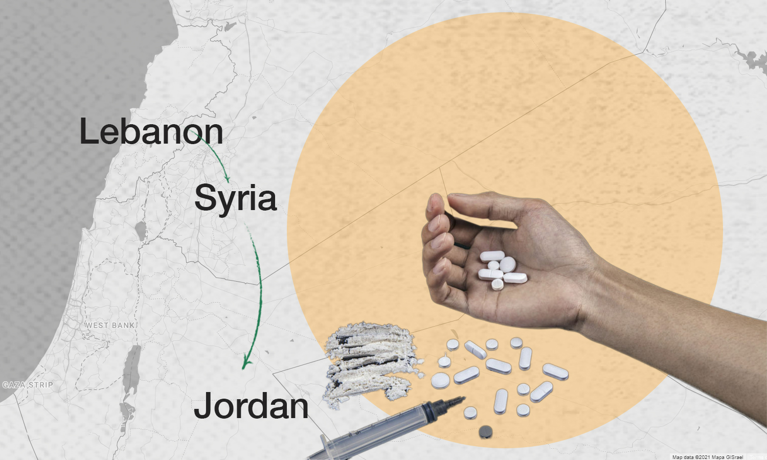 Syria&#39;s As-Suwayda: drug trafficking stop on road from Lebanon to Jordan -  Enab Baladi