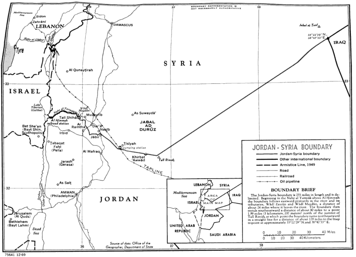 Jordan–Syria border - Wikipedia