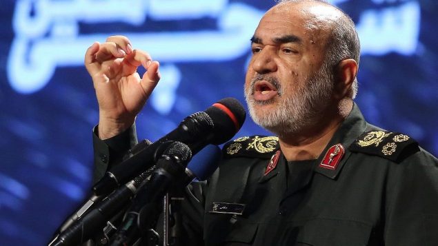 قائد الحرس الثوري الإيراني اللواء حسين سلامي