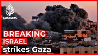 Hamas retaliates after Israel attack destroys Gaza residential tower -  YouTube