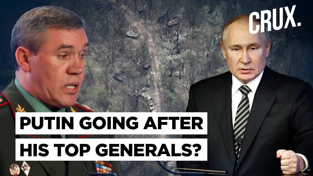Putin 'Punishes' Generals After Losing 73 Military Vehicles In Failed River  Crossing Bid In Ukraine - YouTube