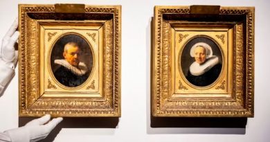 התגלו 2 דיוקנאות בלתי מוכרים מהמאה ה-17, שצייר האמן ההולנדי רמברנדט
