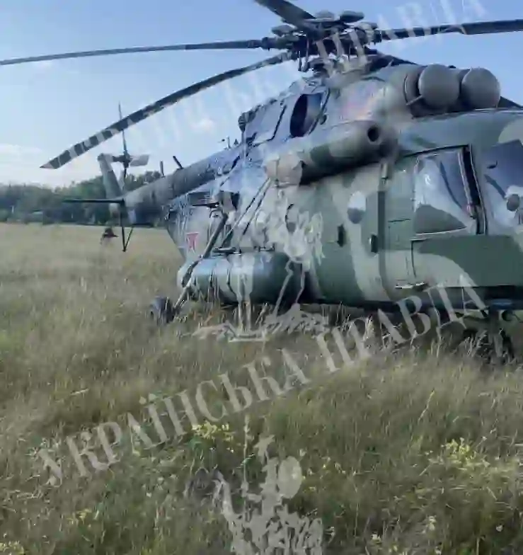 טייס רוסי ערק לאוקראינה עם מסוק Mi-8