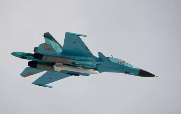 התרסקות מטוס קרב רוסי Su-34