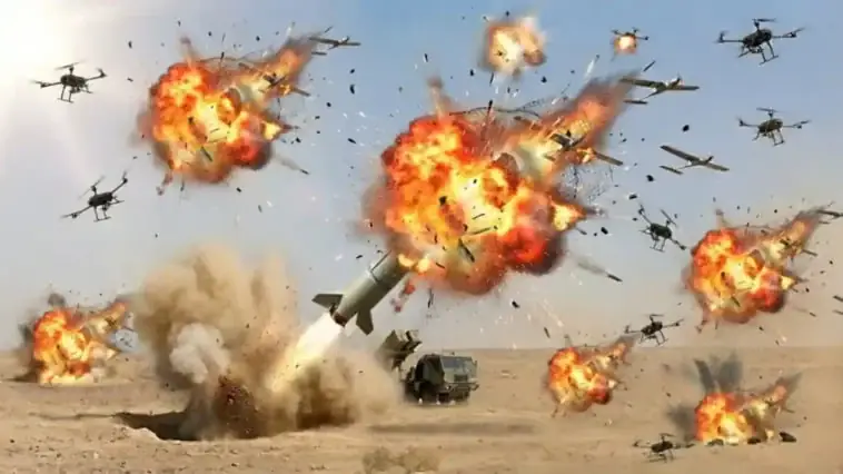 איראן חושפת מוקש אוויר שצד כטב”מים