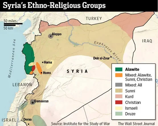 ראש המודיעין הצבאי לשעבר, במשטר אסד, ביקר בחשאי בישראל במטרה להתערב לטובת העלאווים בצפון סוריה
