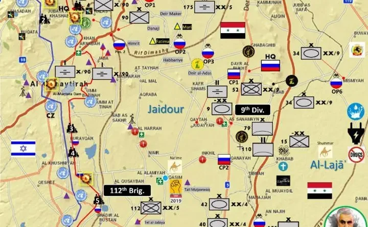 הצעה אמריקאית לפירוז דרום סוריה בפיקוח כוח משימה משותף ישראלי-סורי- אמריקאי שבסיסו בירדן