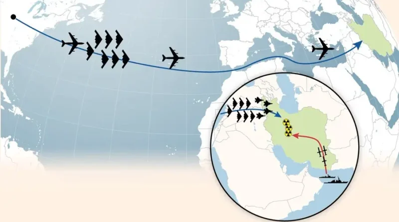 דיווחים חריגים על תנועות צבא אמריקאי הדומים למתווה ערב מבצע "פטיש חצות" שבו הופצצו אתרי גרעין איראנים. פרטים