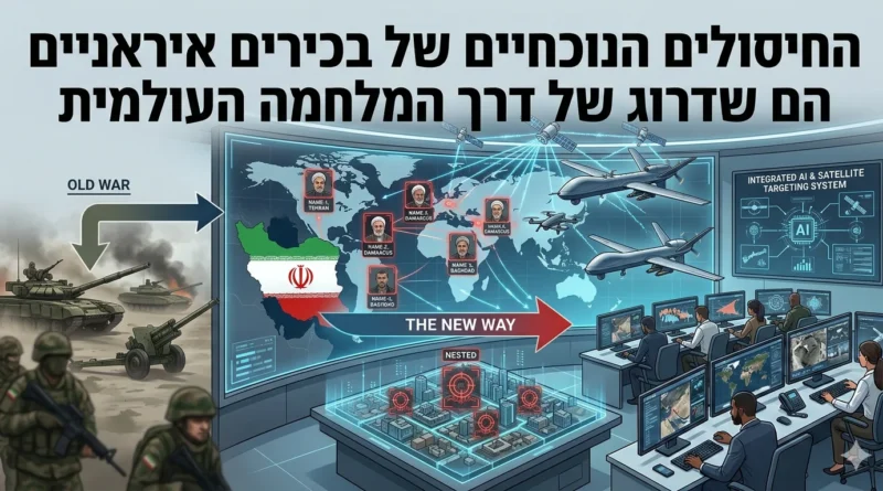 החיסולים הנוכחיים של בכירים איראניים הם שדרוג של דרך המלחמה העולמית