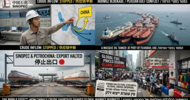 דרמטי: סין הורתה לחברות האנרגיה הממשלתיות הגדולות להפסיק לאלתר את ייצוא הסולר והבנזין