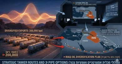 עיראק מעבירה כ-200 אלף חביות נפט ביום דרך ירדן, סוריה וטורקיה