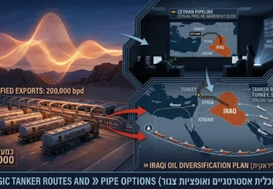 עיראק מעבירה כ-200 אלף חביות נפט ביום דרך ירדן, סוריה וטורקיה