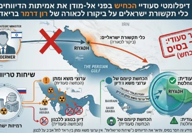 מקור סעודי מכחיש את ביקורו של דרמר בריאד. הרקע