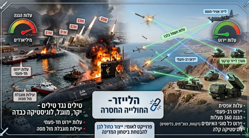 בעידן ההגנה נגד טילים תותחי הלייזר הם החולייה החסרה