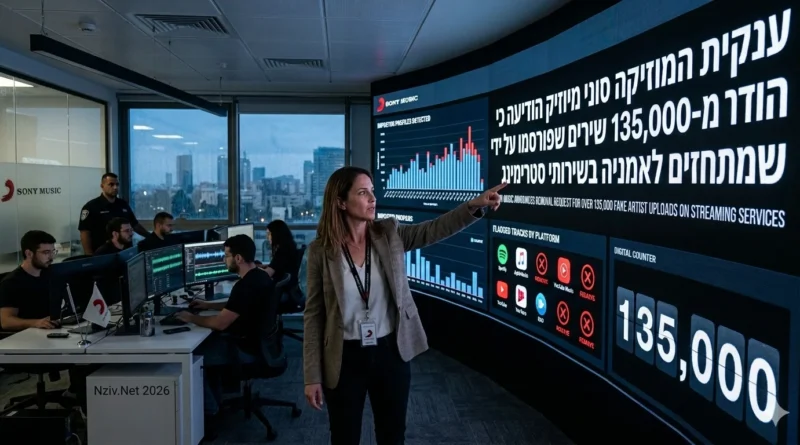 סוני מיוזיק מבקשת להסיר 135,000 שירים מזויפים שנוצרו באמצעות בינה מלאכותית