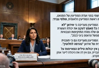 "איראן לא עשתה כל מאמץ לשקם את יכולת העשרת האורניום שלה מאז 2015": ראשת המודיעין האמריקאי סותרת את הצהרות טראמפ. לקרוא ולא להאמין!