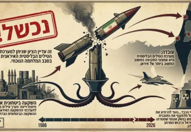 נכשל! זה עדיין הציון שניתן למערכת הטילים הבליסטית האיראנית בסבב המלחמה הנוכחי