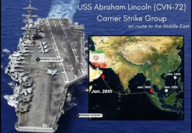 איראן שוב תקפה בטילי שיוט את נושאת המטוסים האמריקאית "לינקולן"