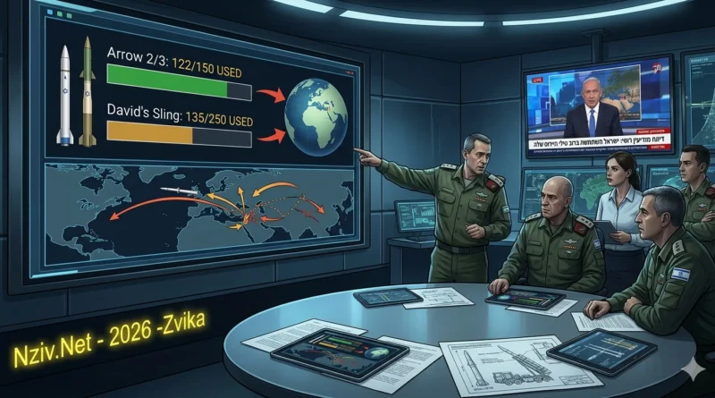 המודיעין הרוסי: ישראל השתמשה כבר ברוב טילי היירוט של מערכות ההגנ"א שלה ונאלצה להיכנס לכלכלת יירוטים