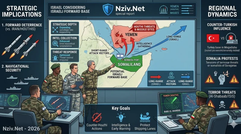 ישראל בוחנת הקמת בסיס צבאי קדמי בסומלילנד שבקרן אפריקה. פרטים ומשמעויות!