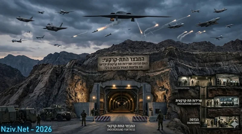 המבצר התת-קרקעי: האם הנדסה ושרידות תת קרקעית יכריעו את עליונות האוויר במאה ה-21?