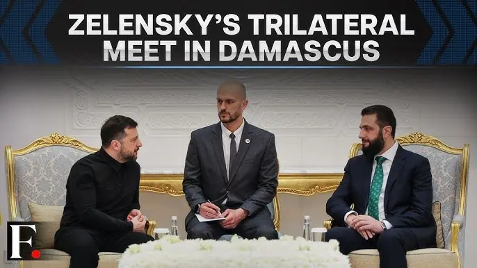 "אצבע סורית עמוק בעין של רוסיה": משמעות ביקור נשיא אוקראינה בדמשק