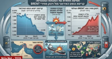 המספרים לא משקרים: קריסת ייצוא הנפט וההכנסות של איראן בעקבות מבצע "זעם אפי"