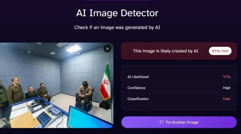 תמונה של חקירת טייס אמריקאי שנלכד באיראן מעוררת סערה. ספויילר: כרגיל, עוד ניסיון הונאה איראני!