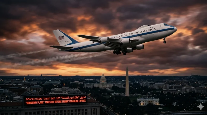 מטוס "יום הדין" האמריקאי עלה לאוויר לפני תום מועד האולטימטום של דונלד טראמפ. משמעויות!