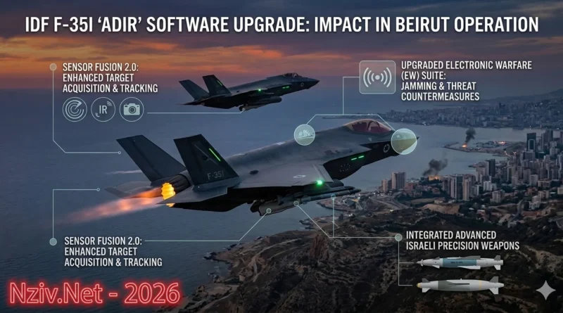 שדרוג התוכנה במטוסי האף-35 הישראלים שהביא את המפקות היום על חיזבאללה להיות קטלניים במיוחד
