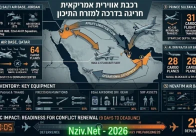 רכבת אווירית אמריקאית חריגה בהיקפה , כ-250 כלי טיס, בדרכה למדינות המזרח התיכון. חיתוך מצב והערכות מודיעין!