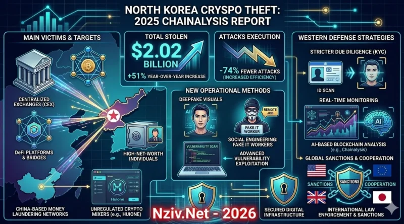 שנת 2025, שנת שיא לצפון קוריאה בגניבות קריפטו עם 2.02 מיליארד דולר: יעדי תקיפה, שיטות פעולה ודרכי התגוננות