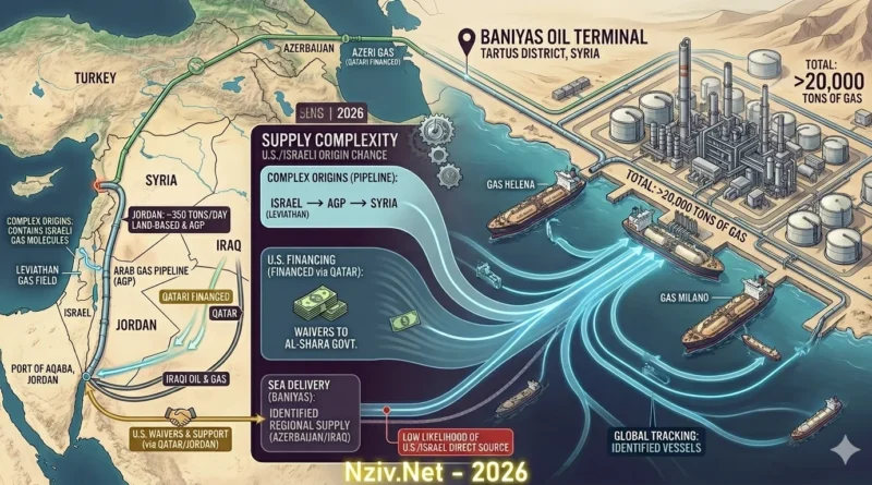 3 משלוחי גז הגיעו לנמל בניאס בסוריה. מי המקור ? היתכנות ומציאות!