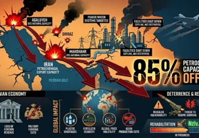 עוצמת הפגיעה הישראלית בתעשייה הפטרוכימית של איראן כאיתות לעתיד לבוא!