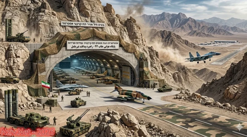 מידע מודיעיני: בסיסי תעופה תת קרקעיים הצילו מהשמדה כשני שליש מסד"כ המטוסים האיראני. פרטים ומיקומים