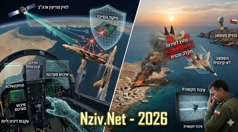 איראן: ארה"ב ביצעה "פריצה קיברנטית" לתוך מערכות הניווט של מטוסי הקרב שלנו וגרמו להפלתם.